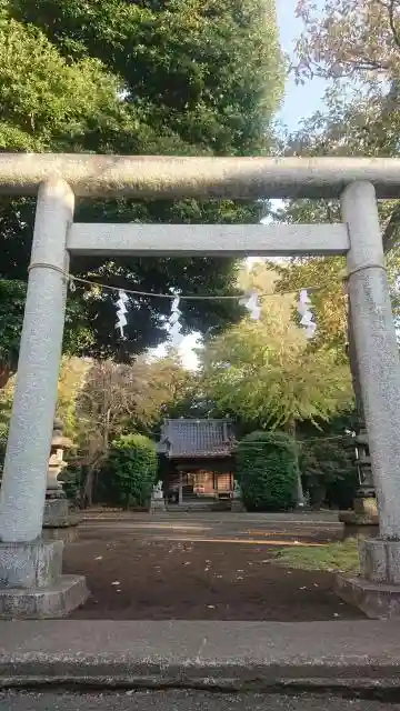 左馬神社の鳥居