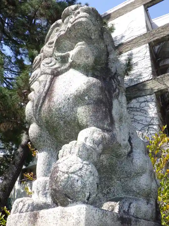 安江八幡宮(金沢水天宮)の狛犬