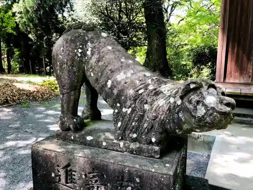 千栗八幡宮の狛犬