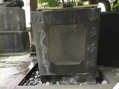 高山稲荷神社（旧鎮座地）の手水舎