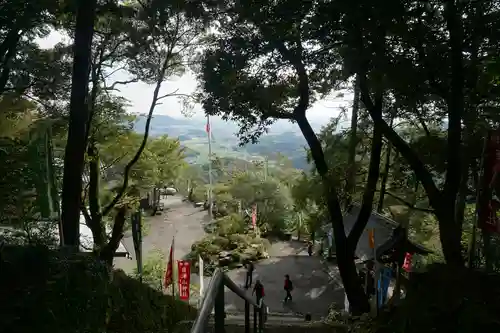 唐澤山神社の景色