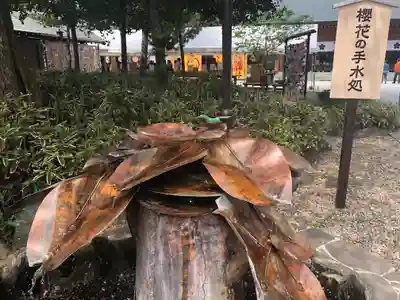 櫻木神社の手水舎
