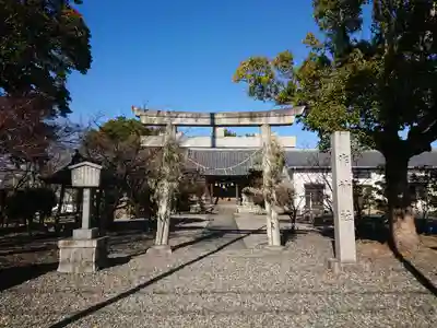 作神社の鳥居