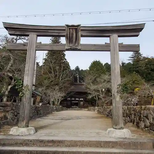 油日神社の鳥居