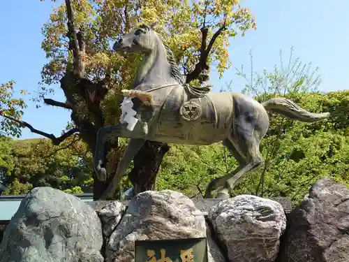 真清田神社の狛犬