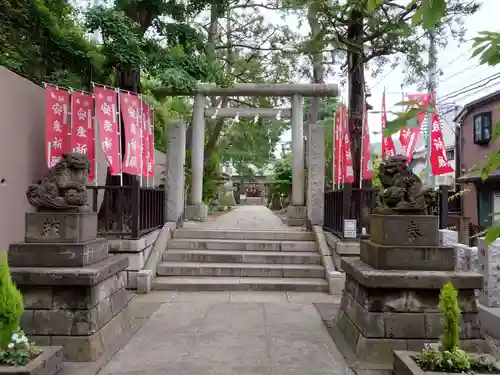 下神明天祖神社の鳥居