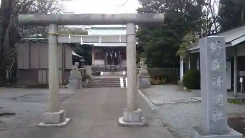 野庭神明社の鳥居