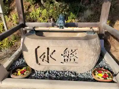 神吉八幡神社の手水舎