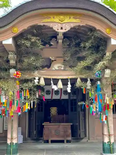 蜂田神社の本殿