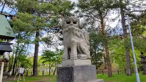 上川神社頓宮の狛犬