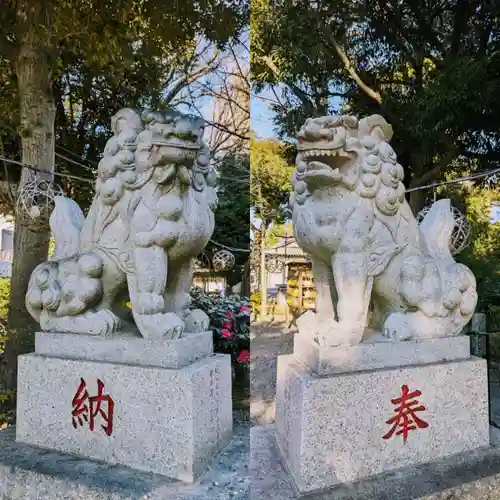 菊田神社の狛犬