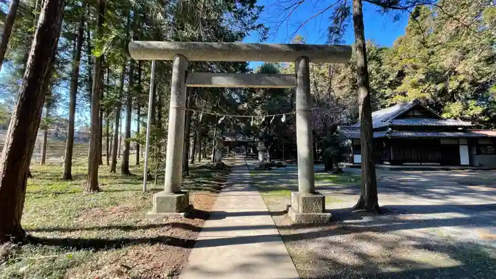 鎌形八幡神社の鳥居