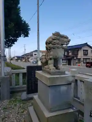 十二社神社の狛犬