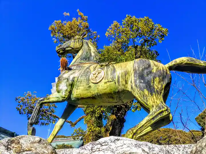 真清田神社の狛犬