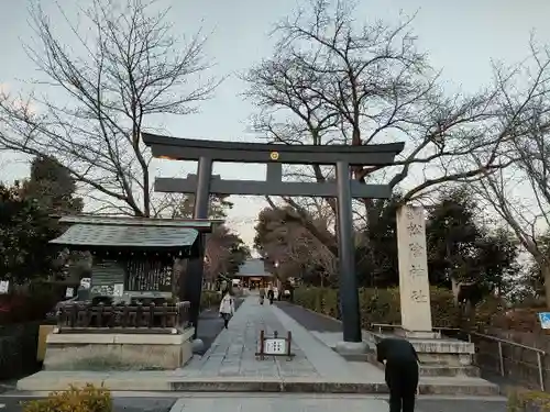 松陰神社の鳥居