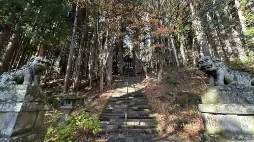 戸隠神社宝光社の狛犬