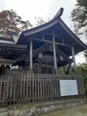 石都々古和気神社の本殿・本堂