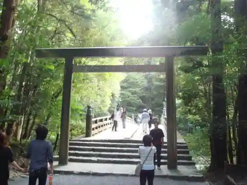 伊勢神宮内宮（皇大神宮）の鳥居