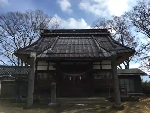 伊豆毛神社の本殿