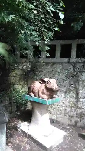 小国両神社の狛犬