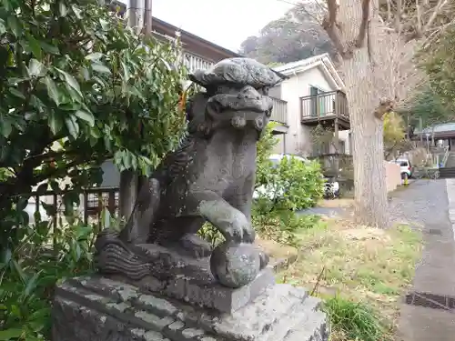 五所神社の狛犬