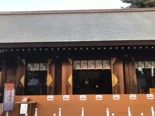 松陰神社の本殿・本堂