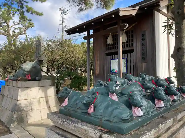 綱敷天満宮の狛犬