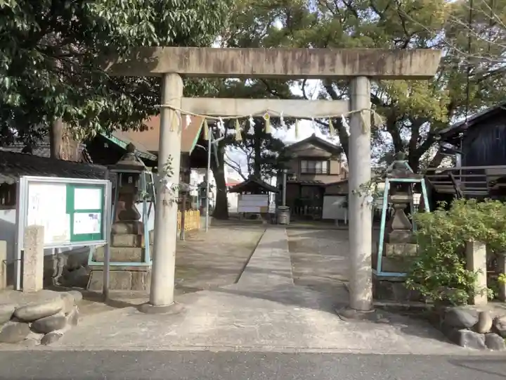 神明社(露橋神明社)の鳥居