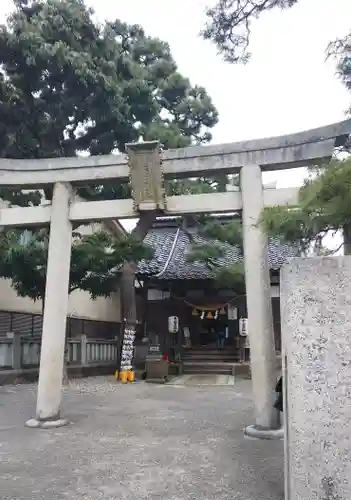 東山菅原神社の鳥居