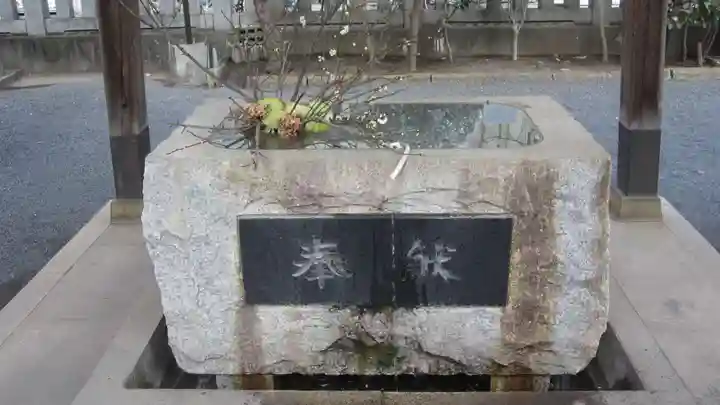 柏神社の手水舎