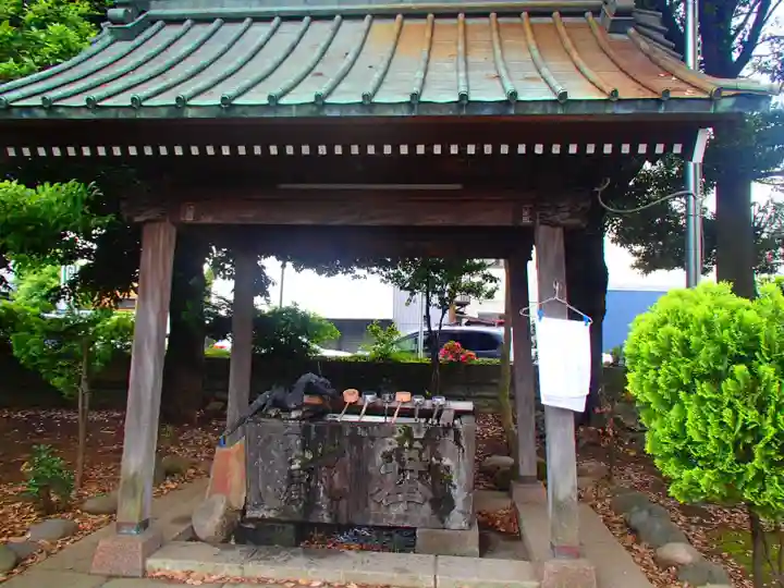 下総野田愛宕神社の手水舎