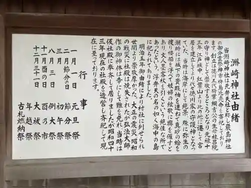 木場 洲﨑神社の歴史