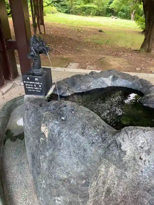 月寒神社の手水舎