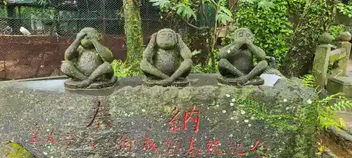 柳川総鎮守 日吉神社の狛犬