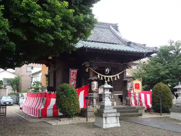 嶺白山神社の本殿・本堂