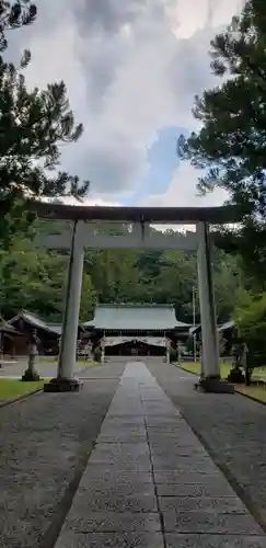 山梨縣護國神社の鳥居