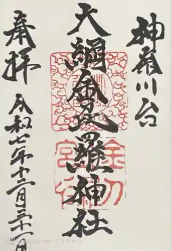 大綱金刀比羅神社(神奈川県)