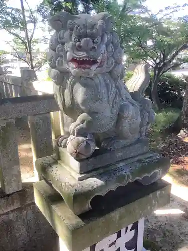 駕輿丁若宮神社の狛犬