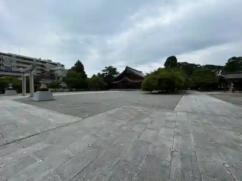 富山縣護國神社の庭園