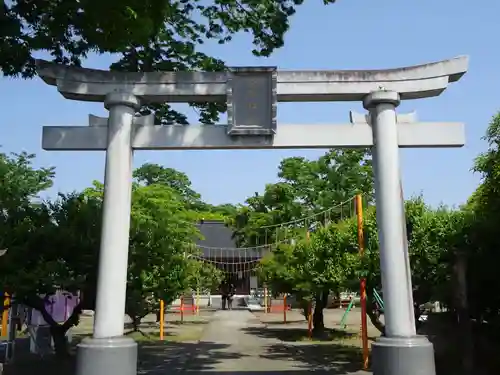 上里菅原神社の鳥居