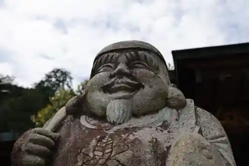 太平山神社の像