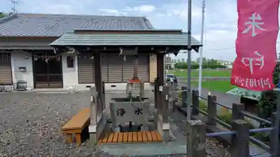 片岡神明宮の手水舎