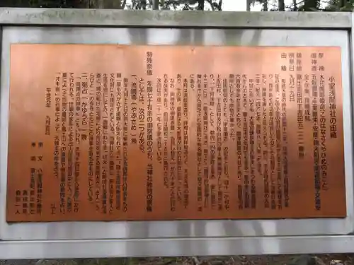 小室浅間神社の歴史