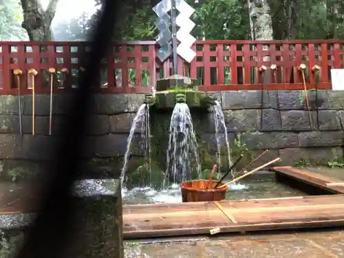 岩木山神社の手水