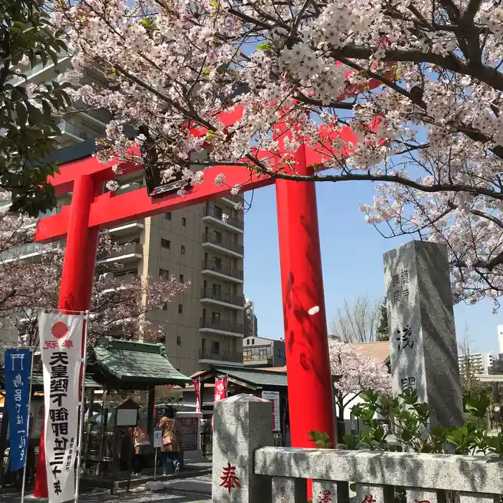 亀戸浅間神社の鳥居