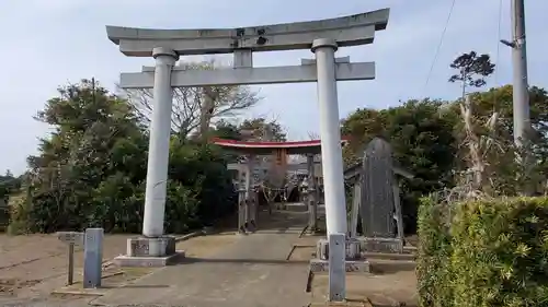 惶根神社の鳥居