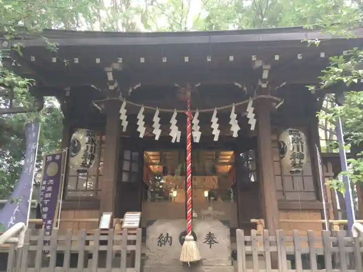 神明氷川神社の本殿・本堂