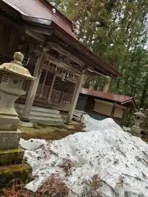 湯野上温泉神社の本殿・本堂