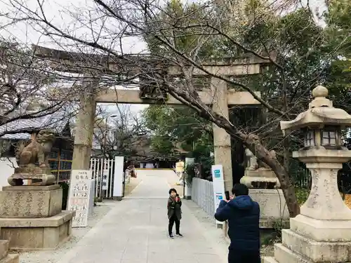 道明寺天満宮の鳥居