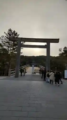 伊勢神宮内宮（皇大神宮）の鳥居